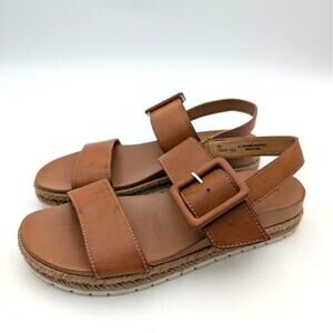 B.O.C By Born Hilda Slingback Sandal Open Toe Women's Cognac Size US9M EU40.5